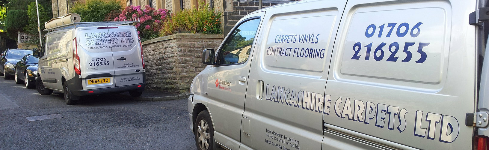 Lancashire Carpets vans can be seen all over Lancashire. If you spot one, give us a wave!